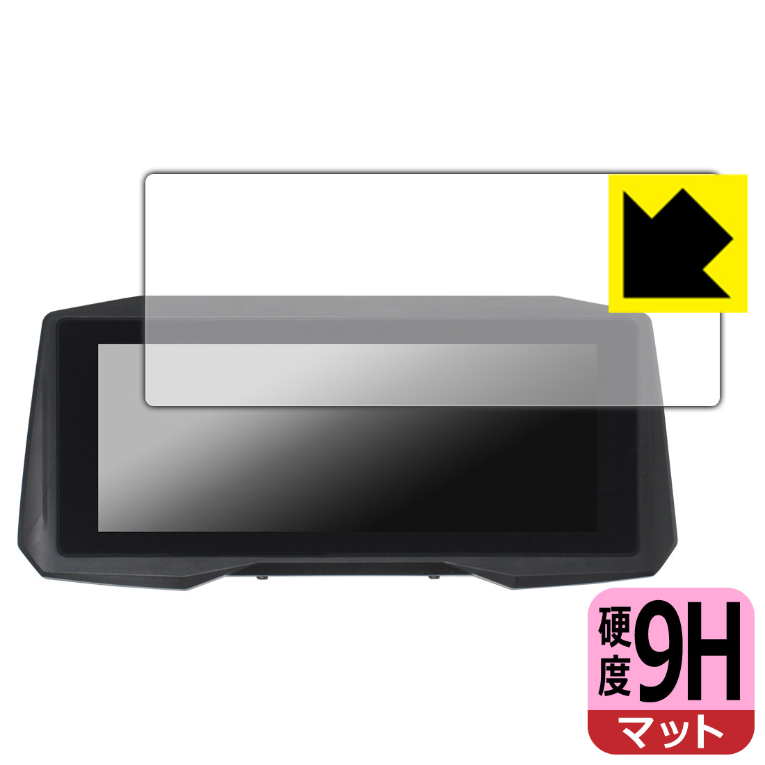 PDA工房 EVKEY 7インチ バイク用ナビ M6 対応 9H高硬度[反射低減] 保護 フィルム 日本製 自社製造直販