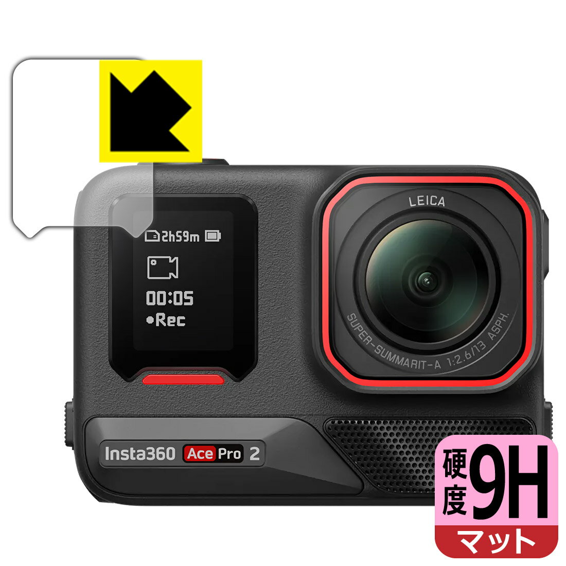 PDA��˼ Insta360 Ace Pro 2 �б� 9H�����[ȿ���㸺] �ݸ� �ե���� [�ե���ȥ����꡼����] ������ ������¤ľ��
