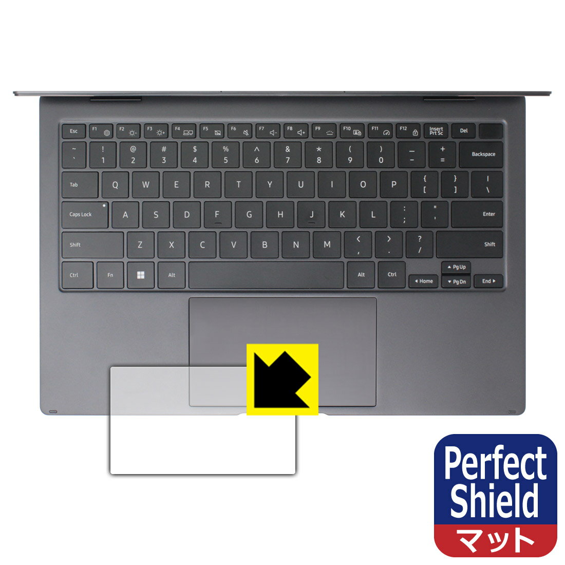 PDA工房 Galaxy Book2 Pro 360 5G (13.3インチ) 対応 PerfectShield 保護 フィルム [タッチパッド用] 3枚入 反射低減 防指紋 日本製 自社製造直販