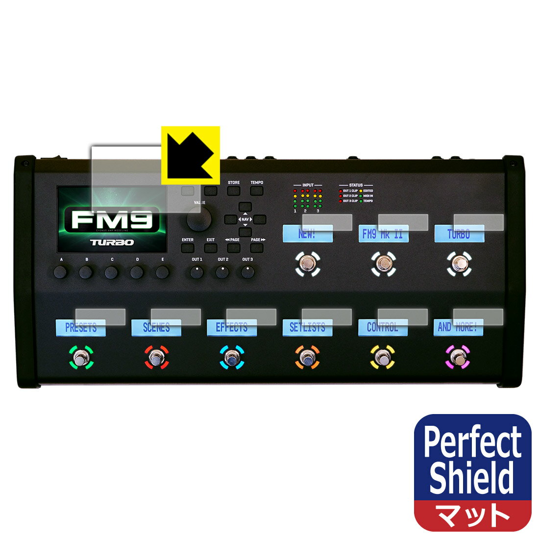 PDA˼ FM9 MARK II TURBO б PerfectShield ݸ ե [ᥤǥץ쥤ѡߥLCD] ȿ...