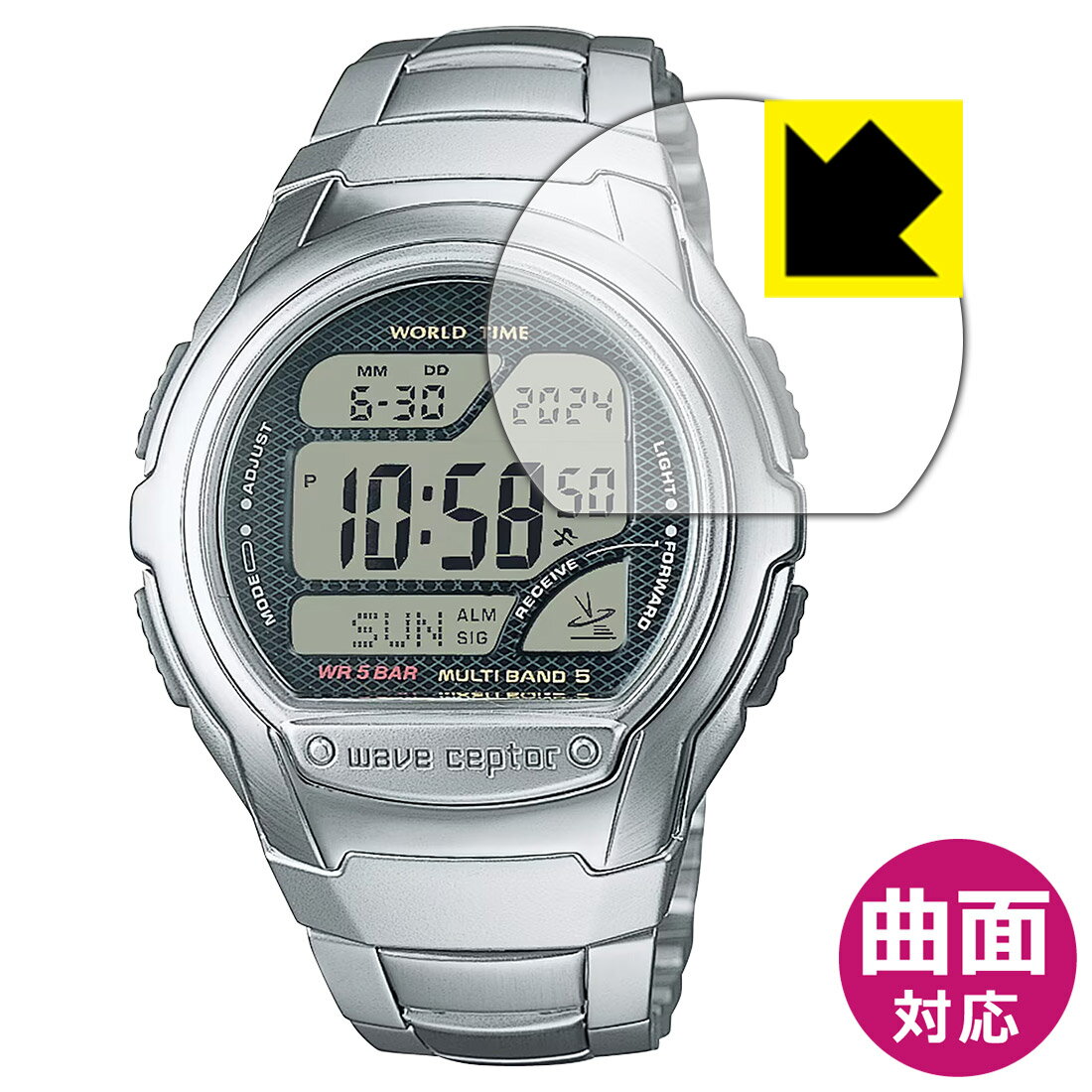 CASIO】wave ceptor (ウェーブセプター) / 電波腕時計 / WV-58RD
