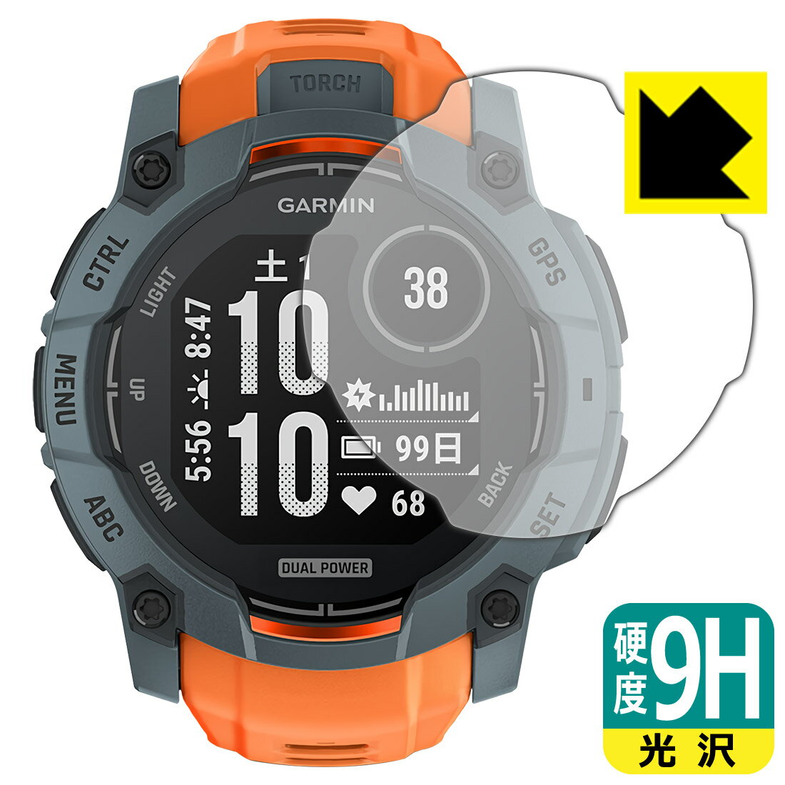 PDA˼ GARMIN Instinct 3 Dual Power [ 50mm] б 9H[] ݸ ե  ¤ľ...