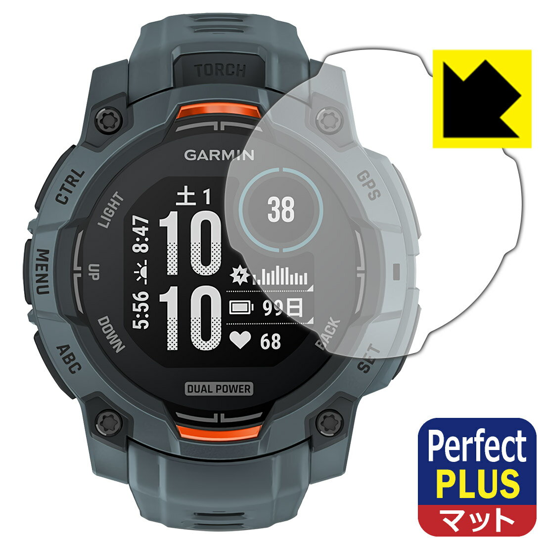 PDA˼ GARMIN Instinct 3 Dual Power [ 45mm] б PerfectShield Plus ݸ ե ...