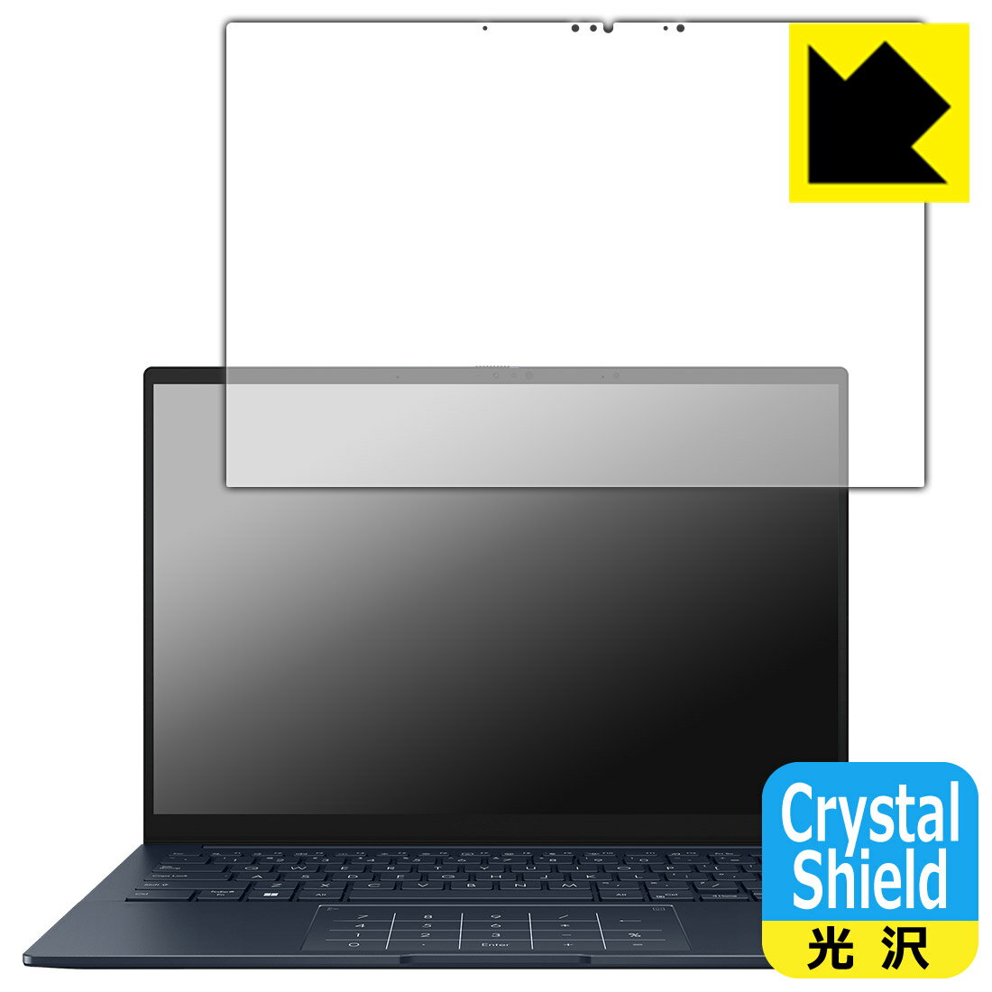 PDA˼ ASUS ZenBook 14 OLED (UX3405CA) б Crystal Shield ݸ ե   ¤ľ