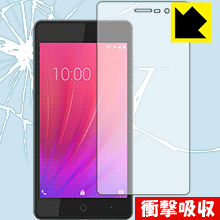 樂天商城 - 衝撃吸収【 光沢 】保護フィルム ZTE BLADE E02 (前面のみ) 日本製 自社製造直販