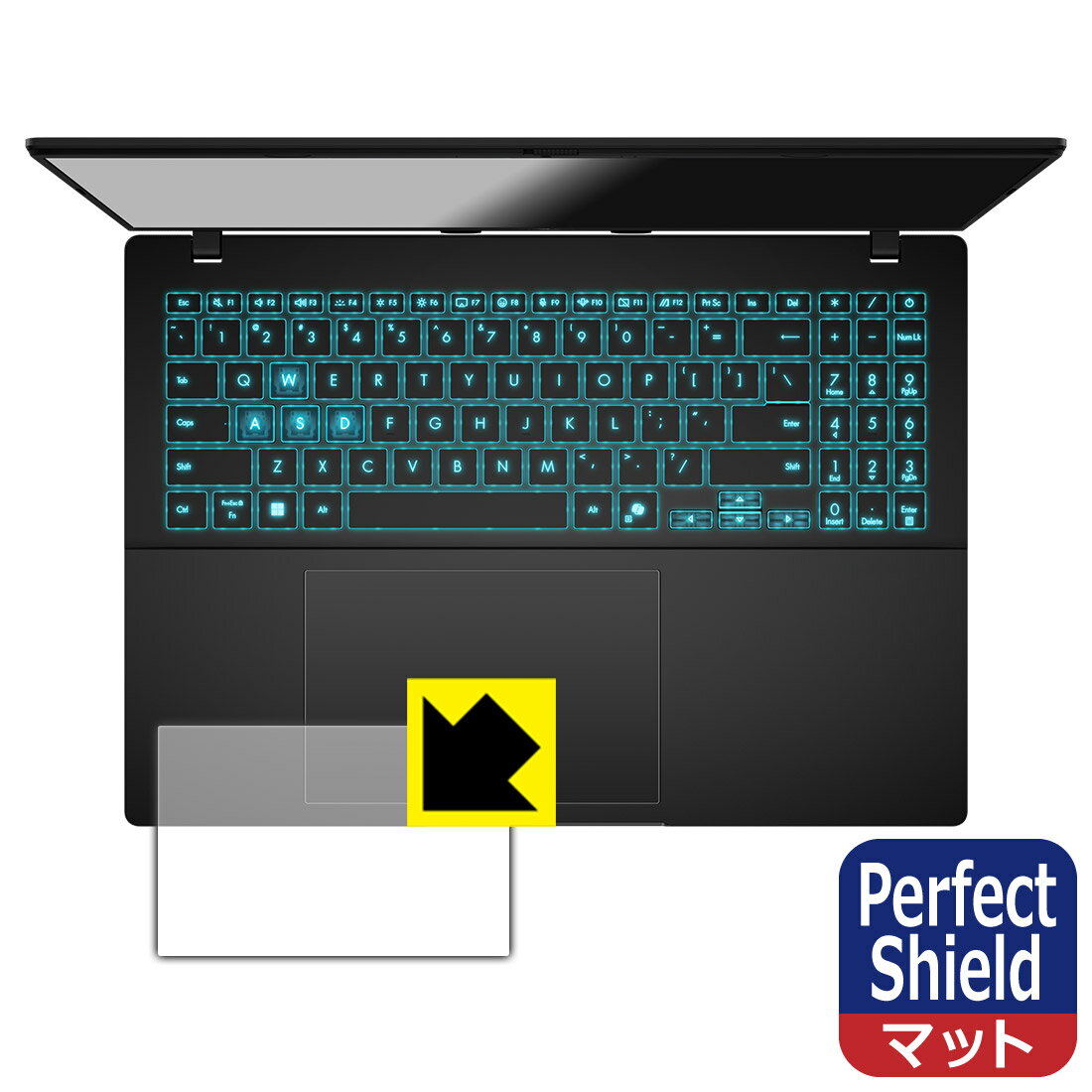 PDA工房 ASUS Gaming V16 V3607VU 対応 PerfectShield 保護 フィルム [タッチパッド用] 反射低減 防指紋 日本製 自社製造直販