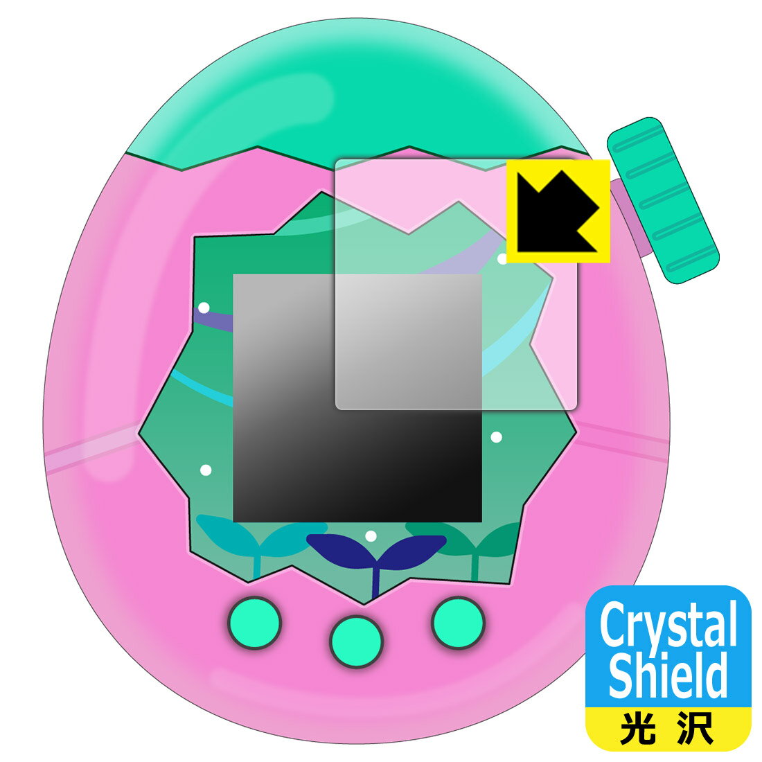 PDA˼ Tamagotchi Paradise(ޤäѥ) б Crystal Shield ݸ ե [ɽΤ]   ...