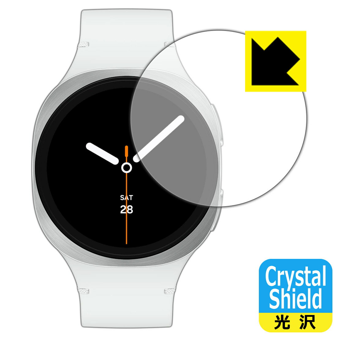 【 スーパーSALE 10%OFF 】PDA工房 Galaxy Watch8 [ケースサイズ 40mm用] 対応 Crystal Shield 保護 フィルム 光沢 日本製 自社製造直販