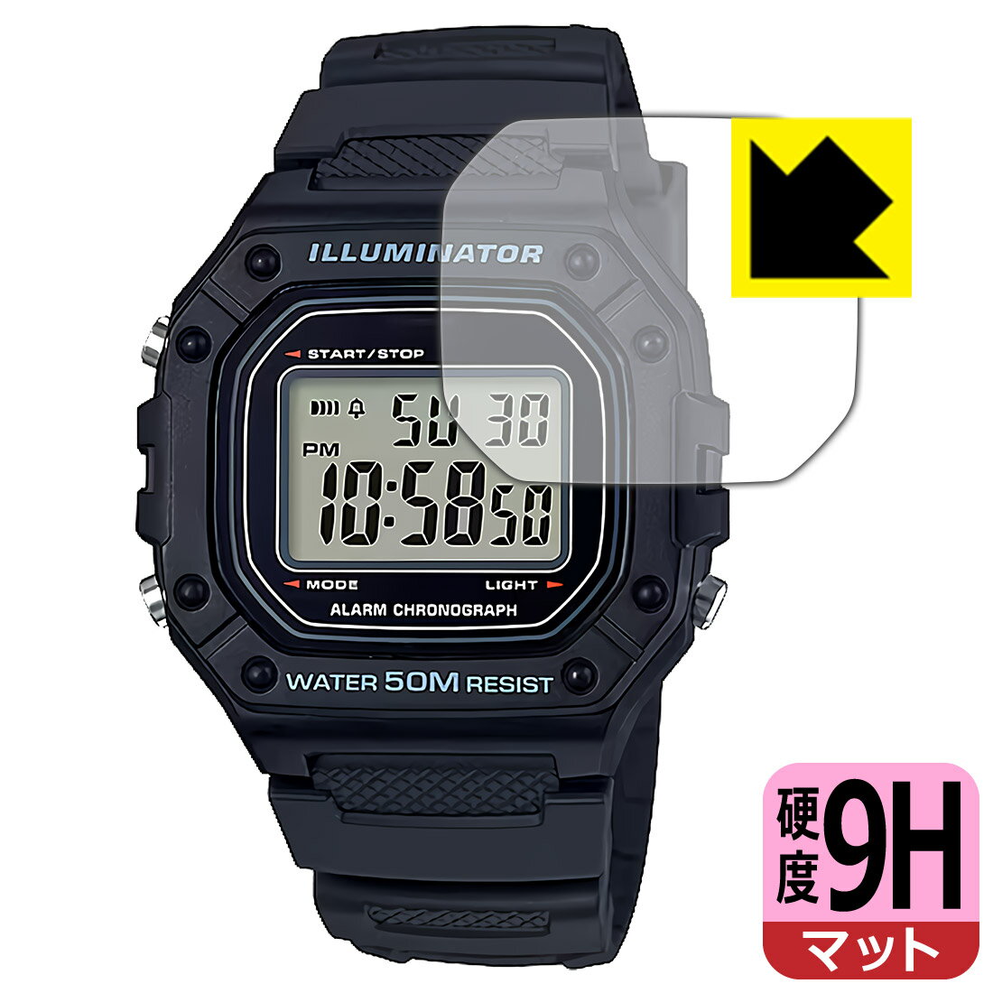 PDA˼ CASIO Collection W-218H꡼ б 9H[ȿ㸺] ݸ ե  ¤ľ