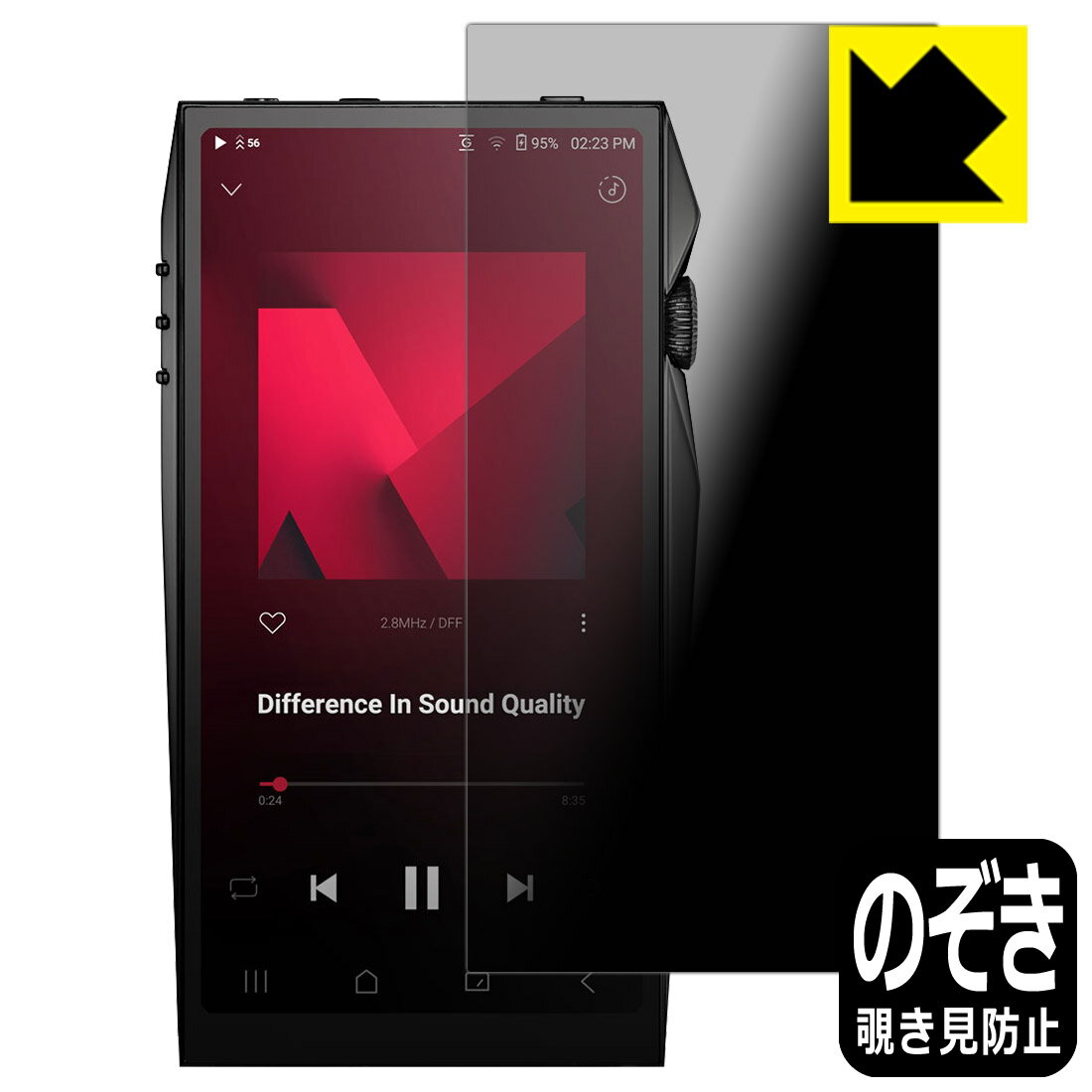 対応機種●対応機種 : Astell&Kern A&ultimaシリーズ SP4000専用の商品です。●製品内容 : 表面用フィルム1枚・クリーニングワイプ1個●特殊ブラインド加工で360°全方向のぞき見防止！まわりの視線からプライバシーを保護します。『覗き見防止(非光沢)の保護フィルム』●高品質の素材を使用。日本国内の自社工場で製造し出荷しています。 ★貼り付け失敗交換サービス対象商品★ 国内自社工場製造・発送だからできる 安心の製品保証とサポート ■製品保証 お届けした製品が誤っていたり、不具合があった場合などには、お届けから1ヶ月以内にメールにてお問い合わせください。交換等対応させていただきます。[キャンセル・返品（返金・交換）について] ■■貼り付け失敗時の交換サービス■■貼り付けに失敗しても1回だけ無償交換ができます。(失敗したフィルムをお送りいただき、新品に無償交換します。往復の送料のみお客様にご負担をお願いいたします。詳しくは製品に同封の紙をご確認ください) ■■保護フィルム貼り付け代行サービス■■保護フィルムの貼り付け作業に自信がない方には、PDA工房で貼り付け作業を代行いたします。(PDA工房の保護フィルムのみが対象です。詳しくは製品に同封の紙をご確認ください) Privacy Shield【覗き見防止・反射低減】保護フィルム 素材説明 ■360°上下左右からののぞき見を防止！正面からは画面がはっきり見えますが、上下左右30°の外側からでは画面が暗くなって見えません。電車の中など、周りの視線が気になるシーンで、メッセージやメールのやり取りを行うことができます。また、業務などで個人情報を扱う場合など、プライバシーに配慮する必要がある場合はこのフィルムがおすすめです。※仕様上、一般的な保護シートより光線透過率が下がります(約50%)。ご了承ください。■画面の映り込みを抑える反射防止タイプ！表面に微細な凹凸を作ることにより、外光を乱反射させギラツキを抑える「アンチグレア加工」がされております。屋外での太陽光の映り込み、屋内でも蛍光灯などの映り込みが気になるシーンが多い方におすすめです。また、指紋がついた場合でも目立ちにくいという特長があります。■防指紋のハードコート！さらさらな指ざわり！指滑りはさらさらな使用感でストレスのない操作・入力が可能です。ハードコート加工がされており、キズや擦れに強くなっています。簡単にキズがつかず長くご利用いただけます。反射防止のアンチグレア加工で指紋が目立ちにくい上、表面は防汚コーティングがされており、皮脂や汚れがつきにくく、また、落ちやすくなっています。■気泡の入りにくい特殊な自己吸着タイプ接着面は気泡の入りにくい特殊な自己吸着タイプです。素材に柔軟性があり、貼り付け作業も簡単にできます。また、はがすときにガラス製フィルムのように割れてしまうことはありません。貼り直しが何度でもできるので、正しい位置へ貼り付けられるまでやり直すことができます。■安心の日本製高品質の素材を使用。日本国内の弊社工場で加工している Made in Japan です。 【ポスト投函送料無料】商品は【ポスト投函発送 (追跡可能メール便)】で発送します。お急ぎ、配達日時を指定されたい方は以下のクーポンを同時購入ください。【お急ぎ便クーポン】　プラス110円(税込)で速達扱いでの発送。お届けはポストへの投函となります。【配達日時指定クーポン】　プラス550円(税込)で配達日時を指定し、宅配便で発送させていただきます。【お急ぎ便クーポン】はこちらをクリック【配達日時指定クーポン】はこちらをクリック
