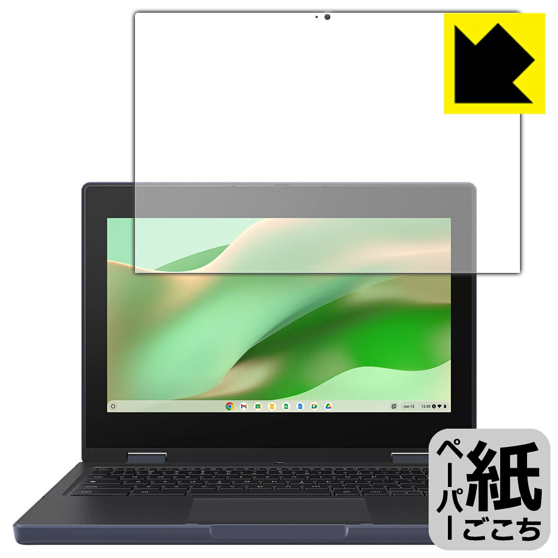 PDA工房 ASUS Chromebook CZ11 Flip (CZ1104F) 対応 紙に書くような描き心地 保護 フィルム 反射低減 日本製 自社製造直販