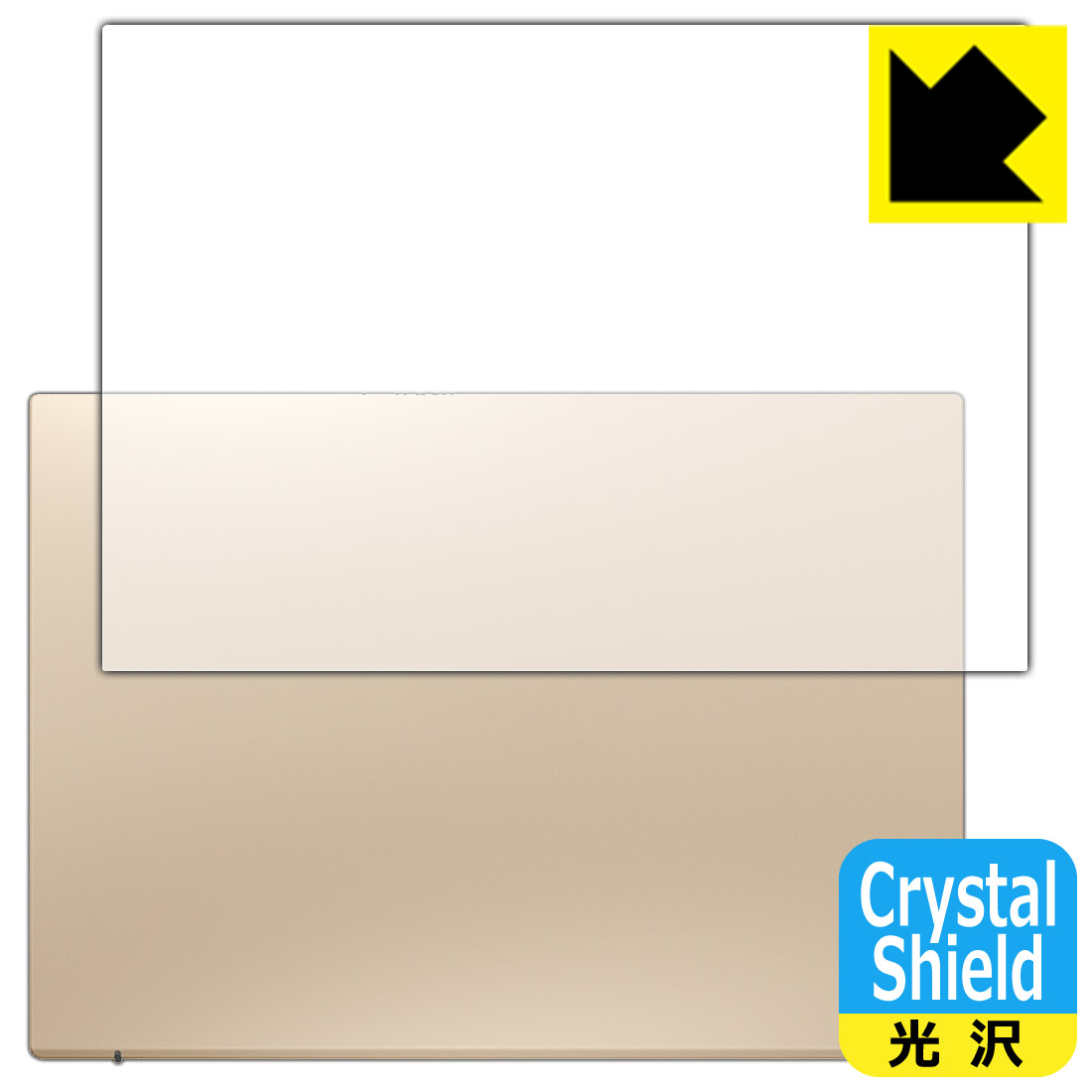 PDA�H�[ VAIO F16 (VJF162�V���[�Y) (16.0�^�E2025�N6���������f��) �Ή� Crystal Shield �ی� �t�B���� [�V�ʗp] ���� ���{�� ���А�������