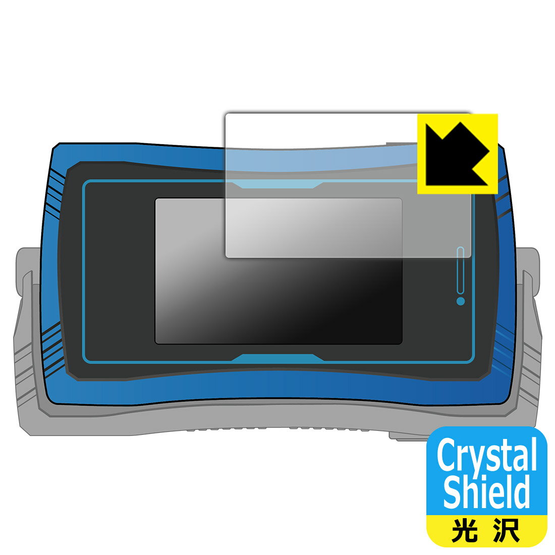 PDA工房 CSMミューズフォン 対応 Crystal Shield 保護 フィルム 光沢 日本製 自社製造直販