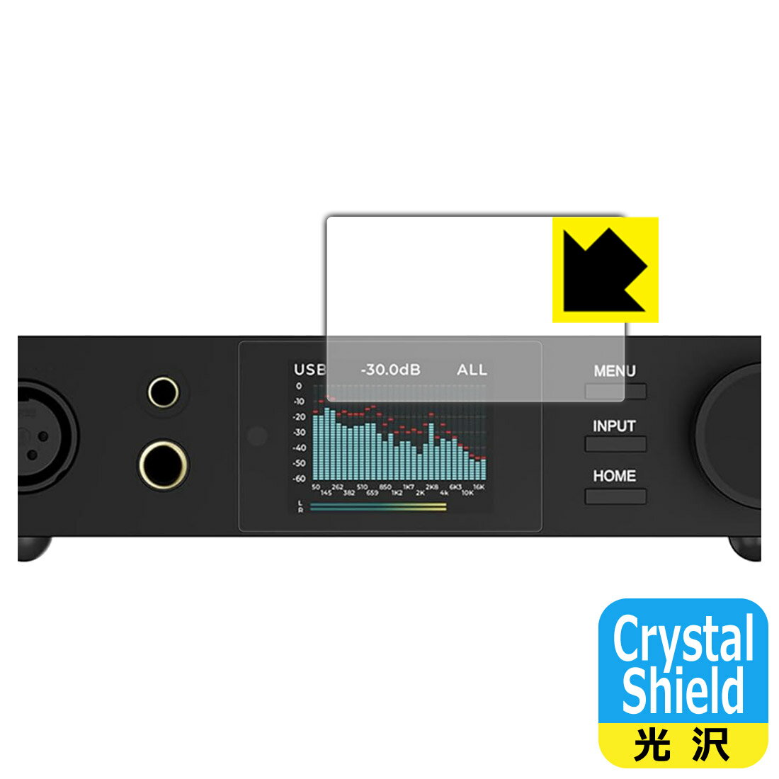 PDA��˼ TOPPING DX5II �б� Crystal Shield �ݸ� �ե���� ���� ������ ������¤ľ��