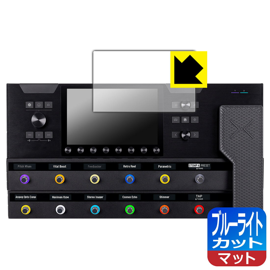 PDA��˼ Line 6 Helix Stadium XL Floor �б� �֥롼�饤�ȥ��å�[ȿ���㸺] �ݸ� �ե���� [�ᥤ��ǥ����ץ쥤��] ������ ...