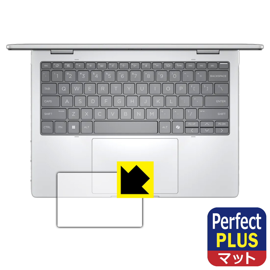 PDA工房 HP EliteBook 8 Flip G1i 13 対応 PerfectShield Plus 保護 フィルム [クリックパッド用] 反射低減 防指紋 日本製 自社製造直販