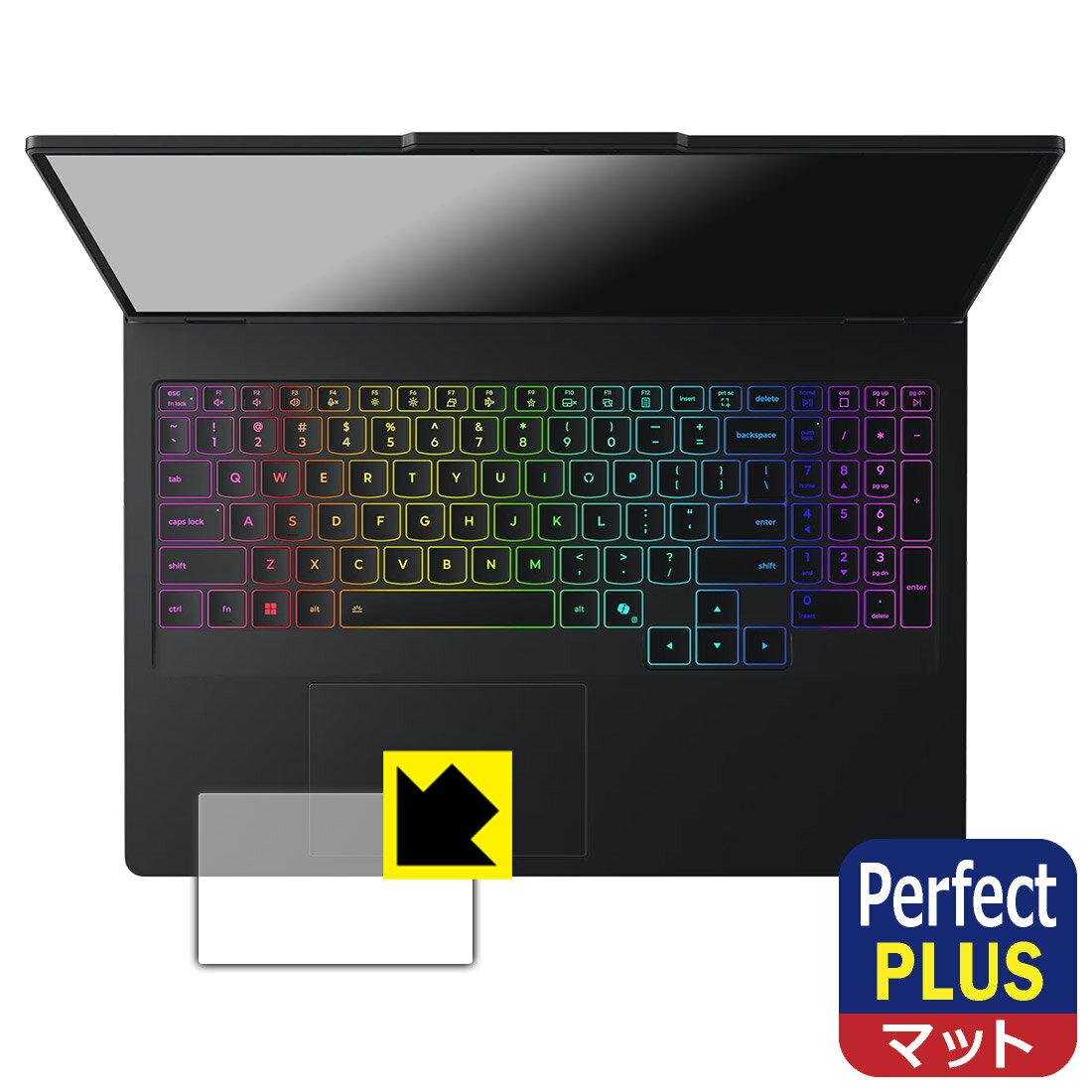 PDA工房 Lenovo Legion Pro 5/5i Gen 10 (16型) 対応 PerfectShield Plus 保護 フィルム [タッチパッド用] 反射低減 防指紋 日本製 自社製造直販
