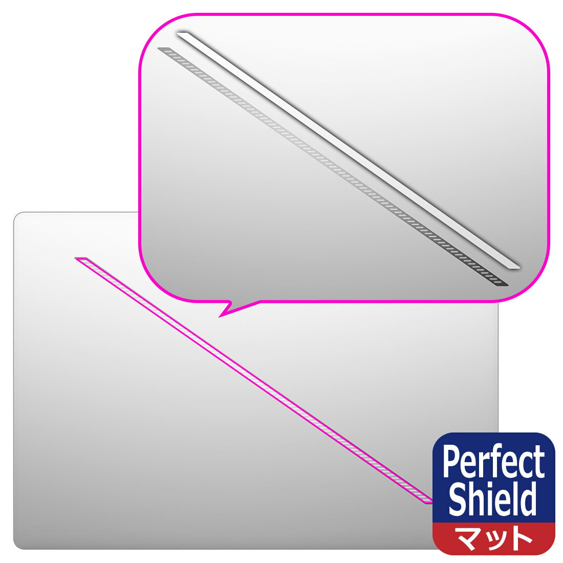LCD Protective Film - PDA工房 ASUS ROG Zephyrus G16 (2025) GU605 対応 PerfectShield 保護 フィルム [スラッシュライティング用] 反射低減 防指紋 日本製 自社製造直販