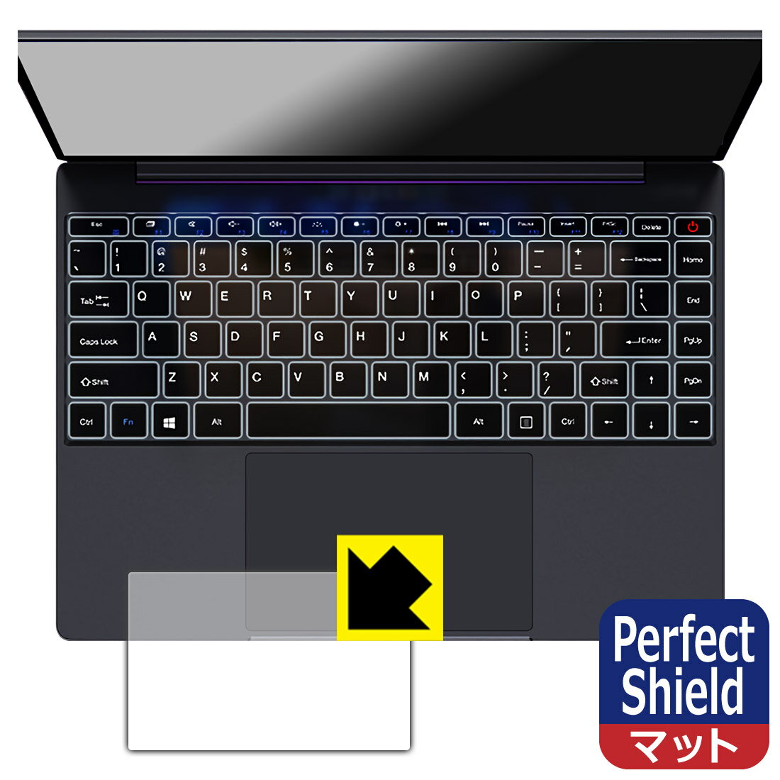 PDA工房 CHUWI CoreBook X 7430U 対応 PerfectShield 保護 フィルム [タッチパッド用] 反射低減 防指紋 日本製 自社製造直販