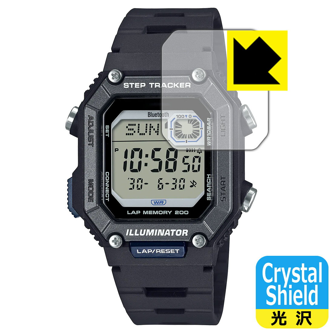 PDA��˼ CASIO Collection WS-B1000 ���꡼�� �б� Crystal Shield �ݸ� �ե���� ���� ������ ������¤ľ��