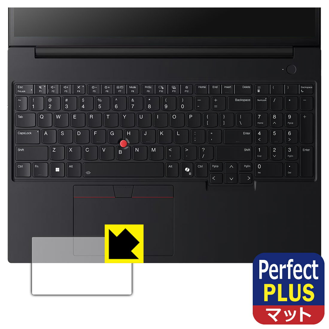 LCD Protective Film - PDA工房 ThinkPad P16v Gen 3 (16型 Intel) 対応 PerfectShield Plus 保護 フィルム [クリックパッド用] 反射低減 防指紋 日本製 自社製造直販