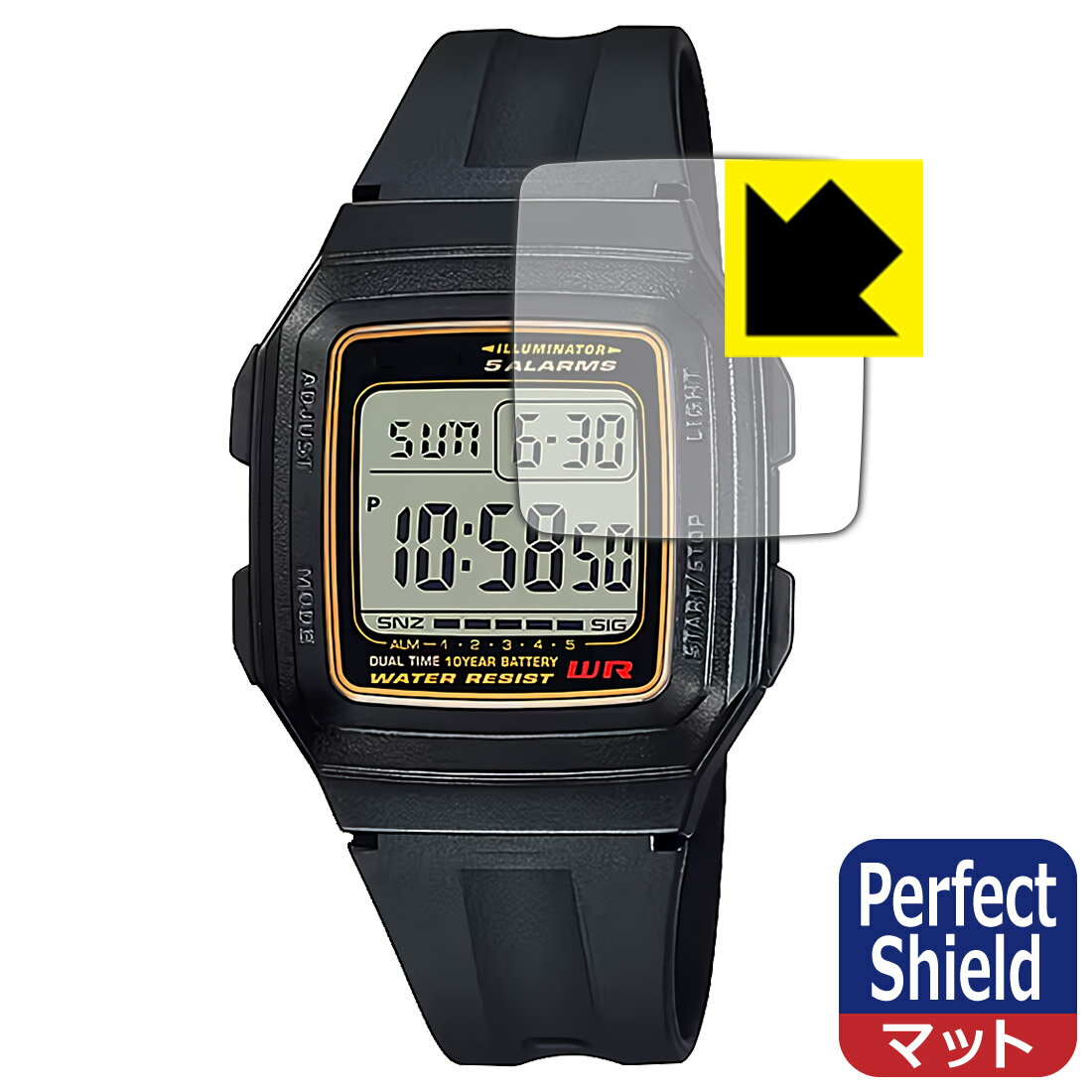 Other - PDA工房 CASIO Collection F-201WA シリーズ 対応 PerfectShield 保護 フィルム 反射低減 防指紋 日本製 自社製造直販