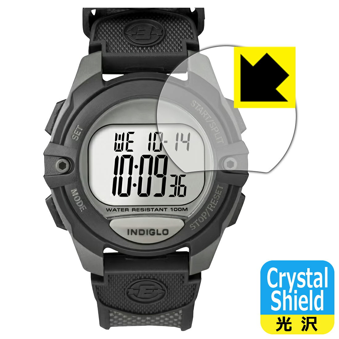 PDA工房 TIMEX エクスペディション CAT T40941 対応 Crystal Shield 保護 フィルム 光沢 日本製 自社製造直販