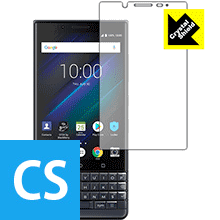 ※対応機種 : BlackBerry KEY2 LE ※安心の国産素材を使用。日本国内の自社工場で製造し出荷しています。※写真はイメージです。「Crystal Shield」は高い透明度と光沢感で、保護フィルムを貼っていないかのようなクリア感のある『光沢タイプの液晶保護フィルム』です。大切な機器の画面をキズや汚れからしっかりと保護する充分な強度を持ちながらも、厚さが薄めの素材を使用しており、貼り付けることでタッチパネルの認識が下がることはありません。表面は保護フィルムを貼っていることを意識させない、透明度が高く光沢感・クリア感のある仕上げです。機器本来の発色を重視し、画像や映像を忠実に再現します。粘着面はシリコン素材を使用した自己吸着タイプのため、気泡が入りにくく貼りやすくなっています。何度でも貼り直しができ、はがしても跡が残りません。保護性・耐久性も非常に高く、大切な機器の画面をキズや汚れからしっかり保護します。(貼り付けの際に、気泡やゴミなどが入りこんだ場合は、セロテープなどで保護フィルムの粘着面のゴミを取り除いて貼り直してください。シリコン素材なので粘着面にセロテープが貼りつくことはありません)機種毎の専用設計ですので、汎用の製品のように自分でサイズを調整してカットする手間はありません。また、それぞれの機能を妨げないよう、機器に合わせてスピーカー・カメラ・センサーなどの位置に穴が開けてあります。※この機器は周辺部が曲面となったラウンド仕様のため、保護フィルムを端まで貼ることができません。そのため、画面サイズよりも保護フィルムが小さくなっておりますので、この点につきましてはご了承ください。【ポスト投函送料無料】商品は【ポスト投函発送 (追跡可能メール便)】で発送します。お急ぎ、配達日時を指定されたい方は以下のクーポンを同時購入ください。【お急ぎ便クーポン】　プラス110円(税込)で速達扱いでの発送。お届けはポストへの投函となります。【配達日時指定クーポン】　プラス550円(税込)で配達日時を指定し、宅配便で発送させていただきます。【お急ぎ便クーポン】はこちらをクリック【配達日時指定クーポン】はこちらをクリック高い透明度とクリア感の光沢タイプ液晶保護フィルム！