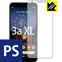 ※対応機種 : Google Pixel 3a XL ※製品内容 : 前面用1枚※安心の国産素材を使用。日本国内の自社工場で製造し出荷しています。※写真はイメージです。「Perfect Shield」は画面の反射を抑え、指のすべりもなめらかな指紋や皮脂汚れがつきにくい『アンチグレアタイプ(非光沢)の液晶保護フィルム』です。大切な機器の画面をキズや汚れからしっかりと保護する充分な強度を持ちながらも、厚さが薄めの素材を使用しており、貼り付けることでタッチパネルの認識が下がることはありません。表面はつや消しのマットな加工がされており、光の反射（室内の照明や太陽光など)を軽減し、背景の写り込みなども防止します。サラッとしたなめらかな指すべりで、指紋や皮脂汚れがつきにくくなっていますので、タッチパネルの操作に最適です。粘着面はシリコン素材を使用した自己吸着タイプのため、気泡が入りにくく貼りやすくなっています。何度でも貼り直しができ、はがしても跡が残りません。保護性・耐久性も非常に高く、大切な機器の画面をキズや汚れからしっかり保護します。(貼り付けの際に、気泡やゴミなどが入りこんだ場合は、セロテープなどで保護フィルムの粘着面のゴミを取り除いて貼り直してください。シリコン素材なので粘着面にセロテープが貼りつくことはありません)機種毎の専用設計ですので、汎用の製品のように自分でサイズを調整してカットする手間はありません。また、それぞれの機能を妨げないよう、機器に合わせてスピーカー・カメラ・センサーなどの位置に穴が開けてあります。※この機器は周辺部が曲面となったラウンド仕様のため、保護フィルムを端まで貼ることができません。(表示部分はカバーしています)【ポスト投函送料無料】商品は【ポスト投函発送 (追跡可能メール便)】で発送します。お急ぎ、配達日時を指定されたい方は以下のクーポンを同時購入ください。【お急ぎ便クーポン】　プラス110円(税込)で速達扱いでの発送。お届けはポストへの投函となります。【配達日時指定クーポン】　プラス550円(税込)で配達日時を指定し、宅配便で発送させていただきます。【お急ぎ便クーポン】はこちらをクリック【配達日時指定クーポン】はこちらをクリック画面の反射を抑えた非光沢タイプ液晶保護フィルム！