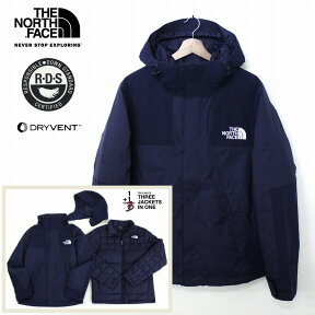 THE NORTH FACE ザ ノースフェイス 3way仕様 BANDON TRICLIMATE JACKET トリクライメイト ジャケット 【マウンテンジャケット × ダウンジャケット】 メンズ TNF NAVY