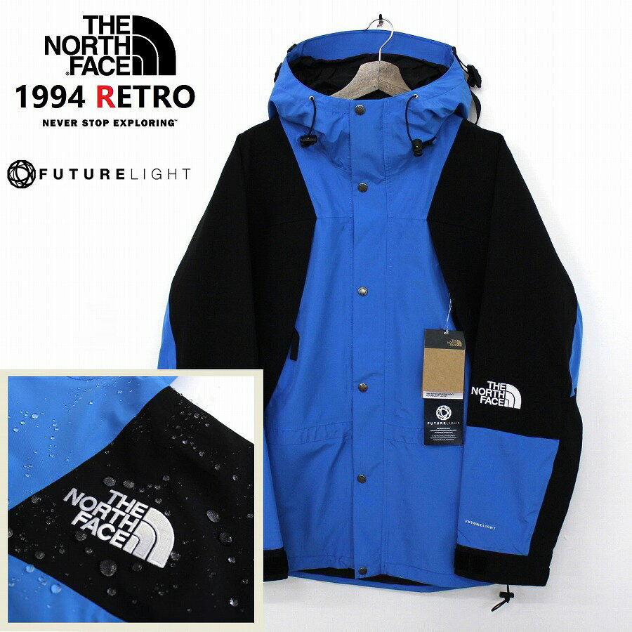 THE NORTH FACE ザ ノースフェイス 【1994 RETRO MOUNTAIN LIGHT FUTURELIGHT JACKET】 レトロ マウンテンライトジャケット メンズ CLEAR LAKE BLUE 新素材FUTURELIGHT-2L DWR撥水仕様