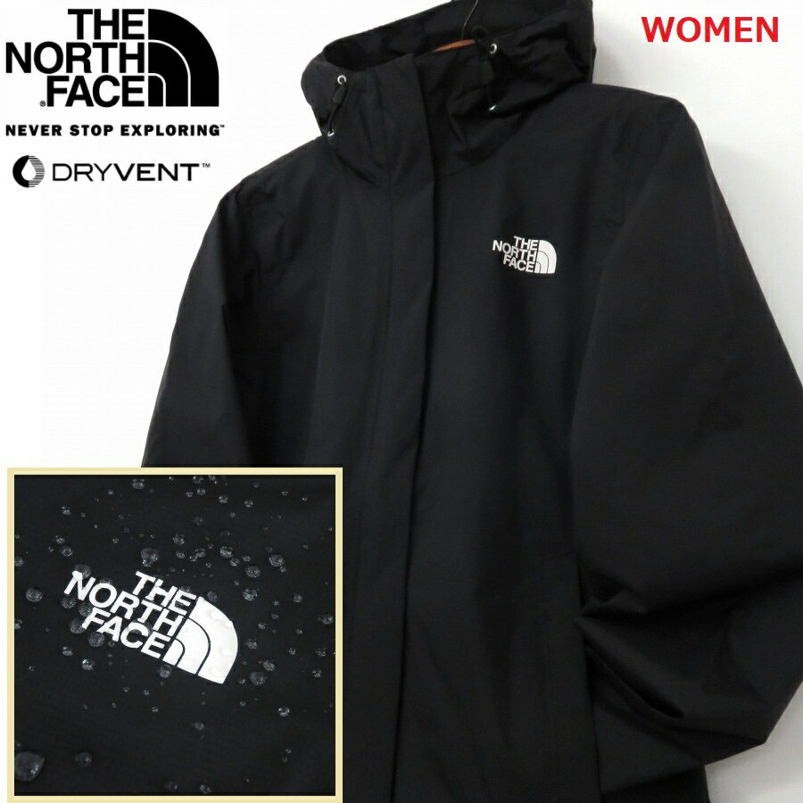 THE NORTH FACE ザ ノースフェイス Venture Jacket 2 ベンチャージャケット 2 レディース 黒色 撥水 防水 DryVent マウンテンパーカー マウンテンジャケット