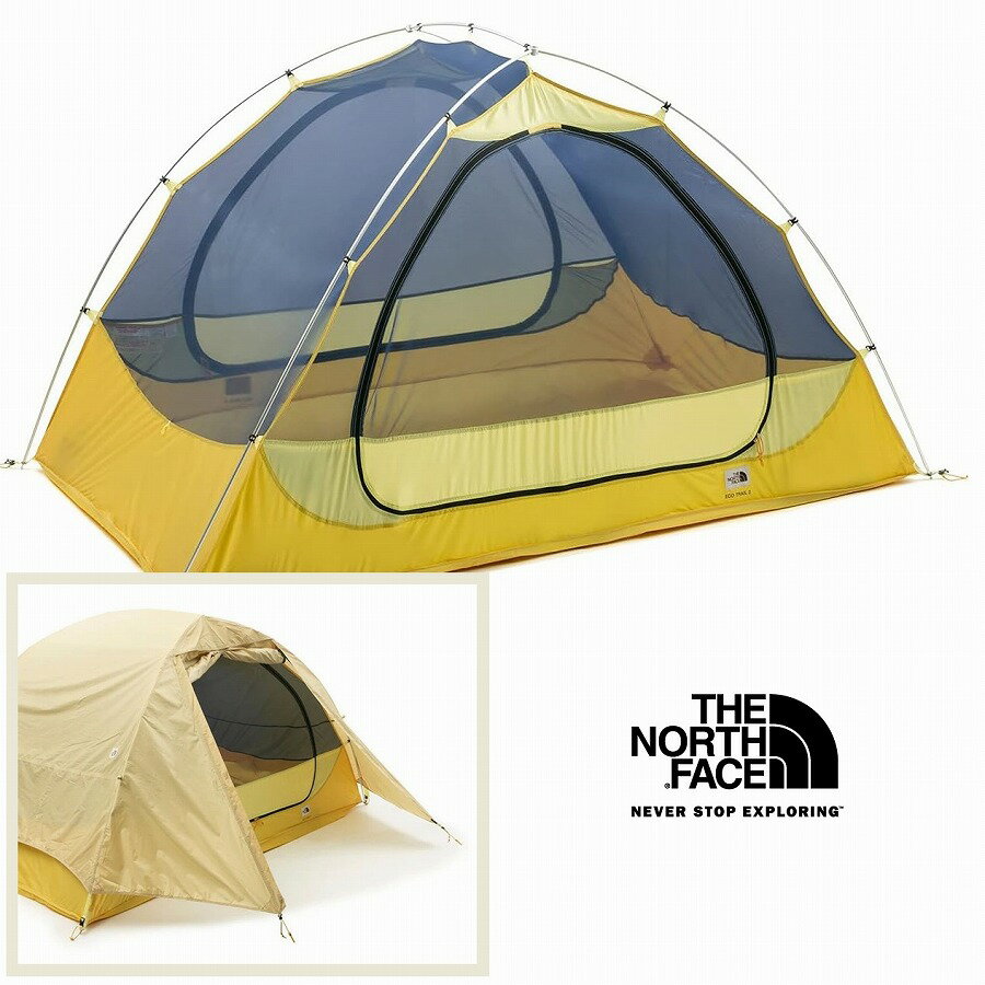 THE NORTH FACE ザ ノースフェイス ECO TRAIL 2 エコ トレイル 2人用 テント キャンプ アウトドア STINGER YELLOW