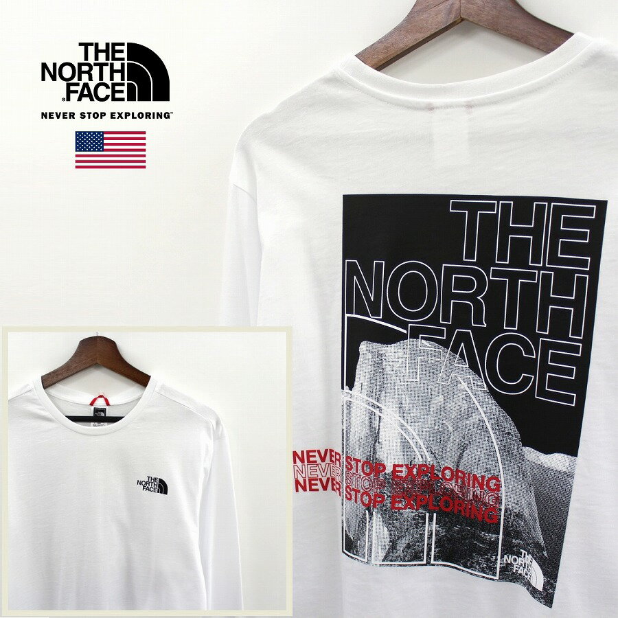 THE NORTH FACE ザ ノースフェイス BACK DOME LOGO LONG SLEEVE ロングスリーブ ロンT カットソー メンズ TNF WHITE 白色