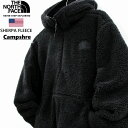 THE NORTH FACE ザ ノースフェイス Campshire FLEECE JACKET フリースジャケット メンズ ALL BLACK モコモコ ボア仕様 1