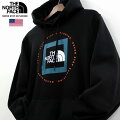 THENORTHFACEΡեCIRCLESQUAREBOXLOGOHOODIEץ륪СѡTNFBLACK