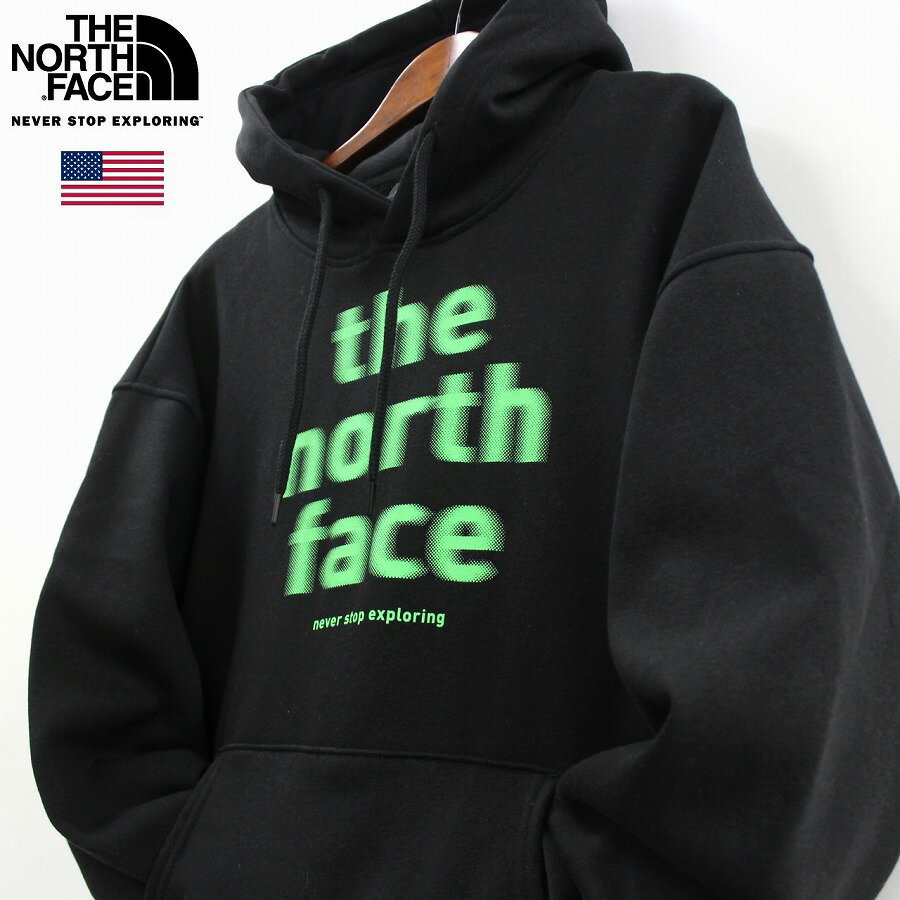 THE NORTH FACE ザ ノースフェイス EVLN VINTAGE HOODIE プルオーバー パーカー メンズ TNF BLACK 黒色 裏起毛 USA限定モデル