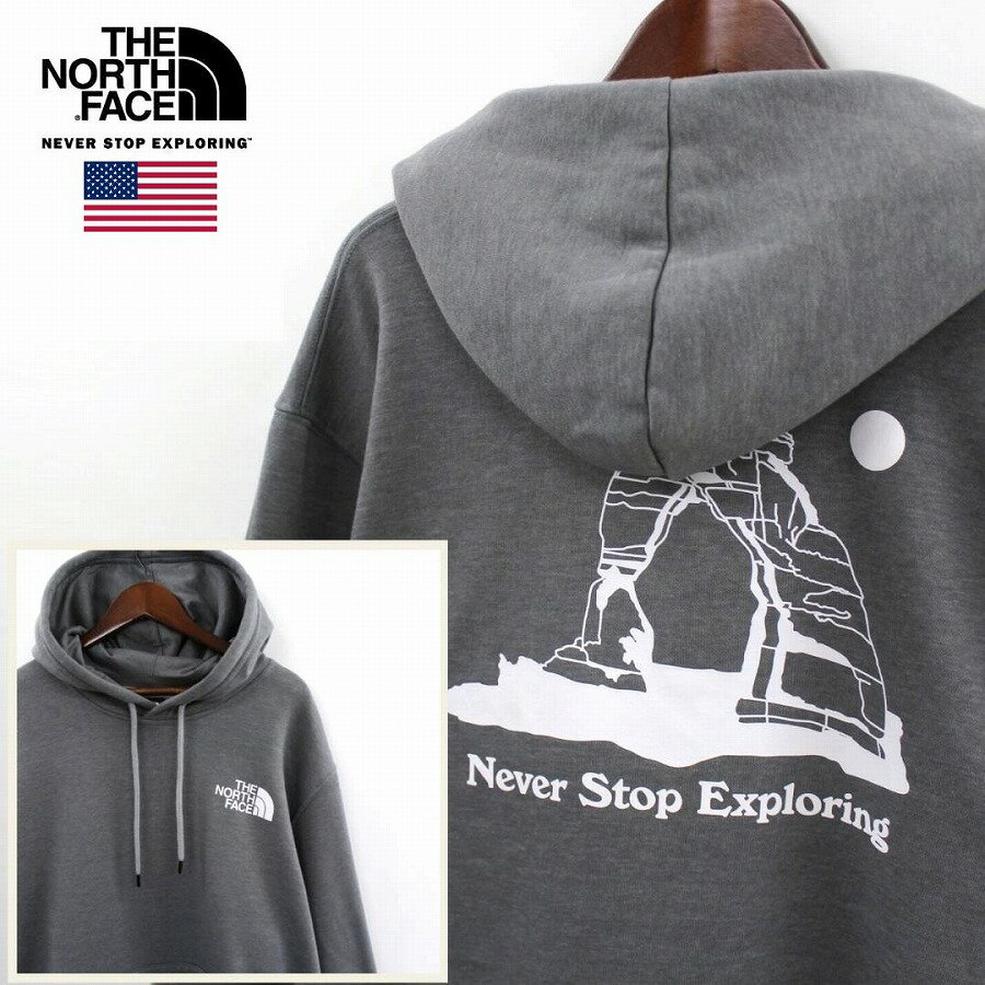 THE NORTH FACE ザ ノースフェイス PLACES WE LOVE HOODIE  プルオーバー パーカー メンズ TNF MEDIUM GREY HEATHER ミディアムグレー