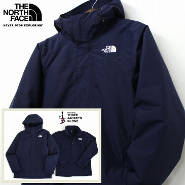 THE NORTH FACE ザ ノースフェイス 2020年新型 3way仕様 GALLIO TRICLIMATE JACKET トリクライメイト ジャケット 【外 中綿入りマウンテンパーカー 内 フリースジャケット】 メンズ TNF NAVY
