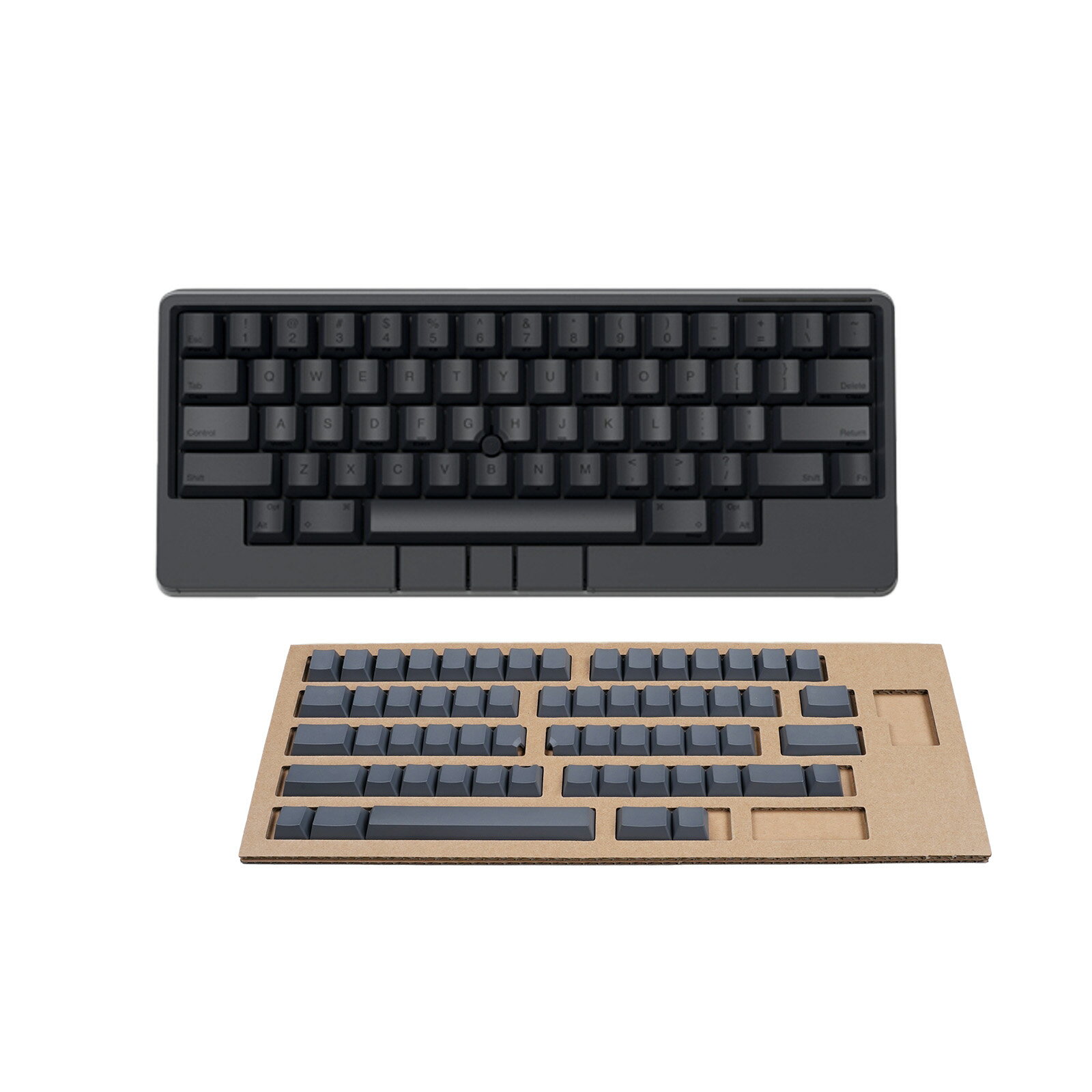 HHKB Studio 英語配列「墨」×「灰」特別セット（無刻印）