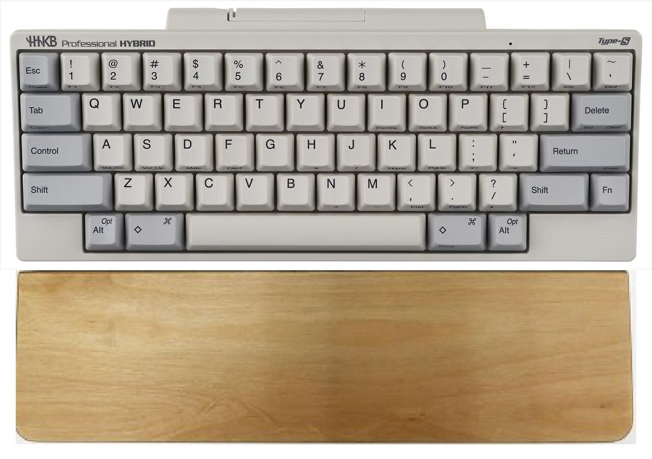 HHKB Professional HYBRID Type-S 英語配列（白）／HHKB用タイピングベッド