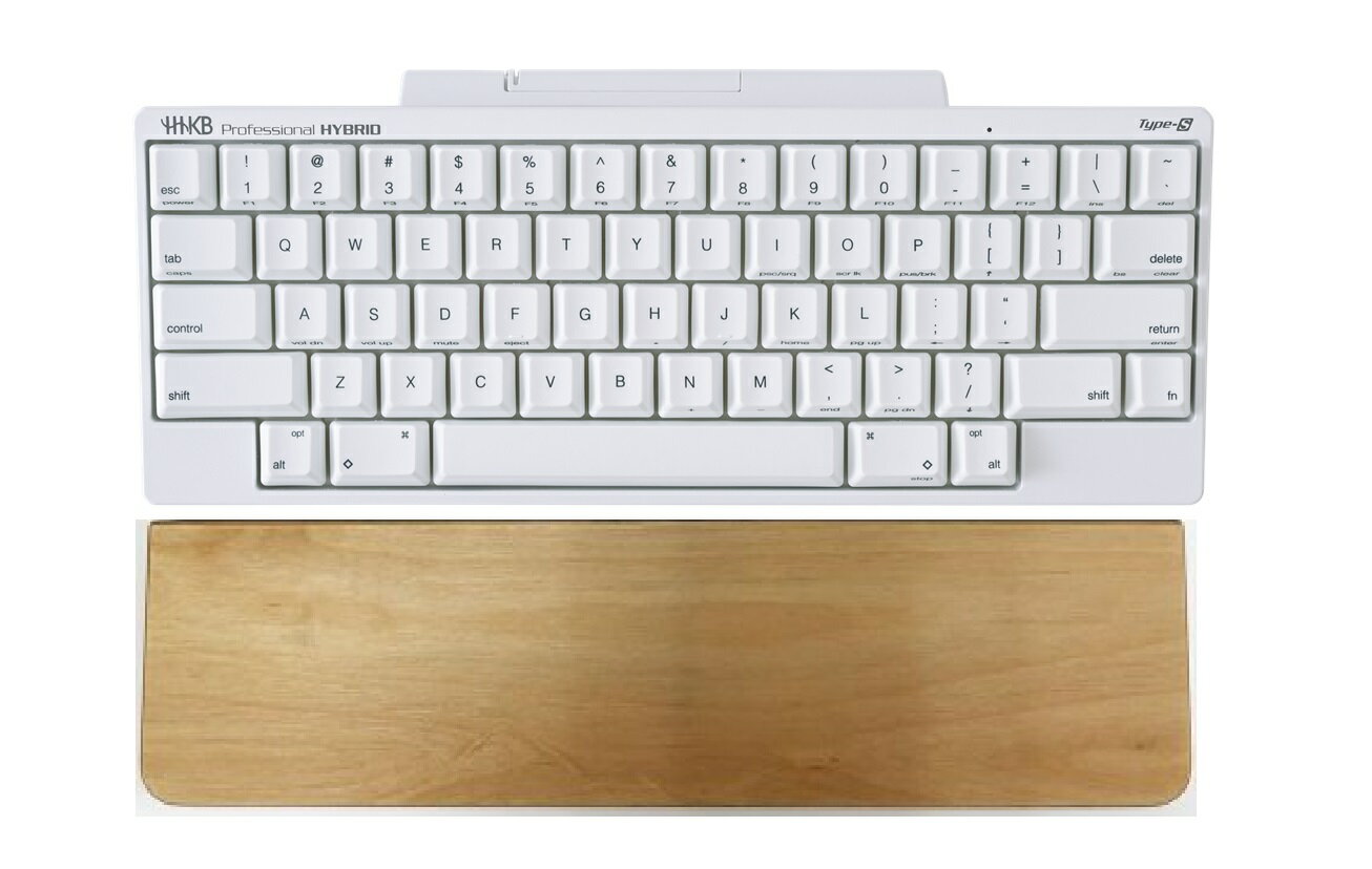 楽天PFUダイレクト楽天市場店HHKB Professional HYBRID Type-S 英語配列（雪）／HHKB用タイピングベッド