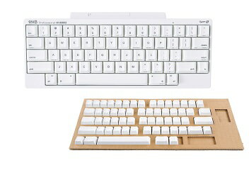 楽天PFUダイレクト楽天市場店HHKB Professional HYBRID Type-S 英語配列／雪、無刻印キートップセット