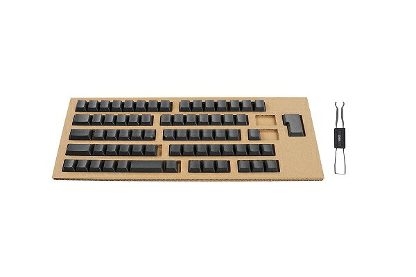 PFUダイレクト楽天市場店のHHKB Studioキートップセット(墨) 日本語配列／無刻印 (HHKB Studioシリーズの日本語配列モデル対応)｜アングル3