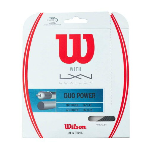 ★★こちらは張上専用ガットです★★ガットのみの購入は出来ません!!ウィルソン:DUO POWER ★★こちらは張上専用ガットです★★ガットのみの購入は出来ません!!ウィルソン:DUO POWER