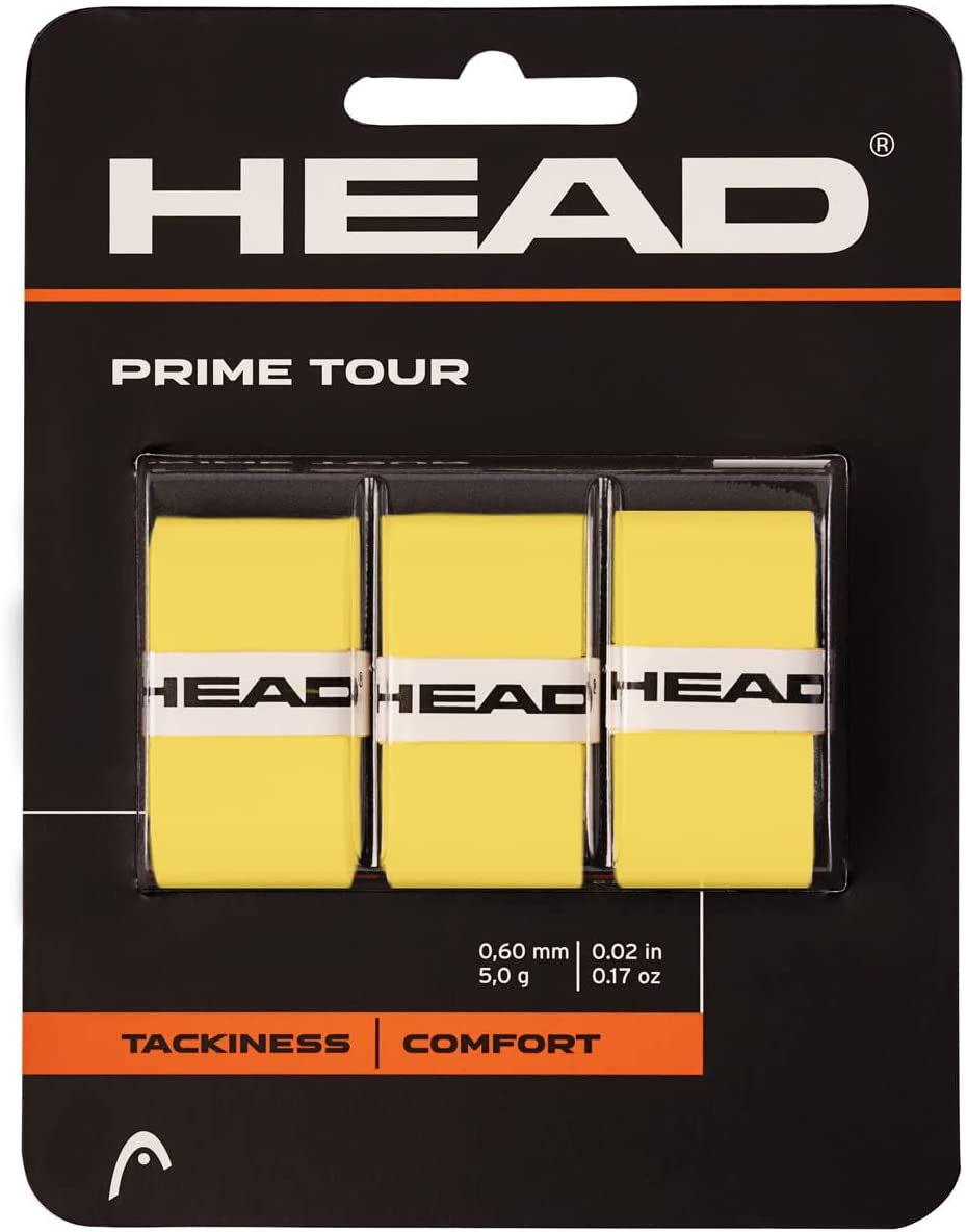 【なんば店商品】【期間限定・楽天価格】【HEAD】オーバーグリッププライム　ツアー（3本入）285621カラー：イエロー【メール便でポスト投函】【配達日時指定は対応出来ません】【代金引換は対応出来ません】