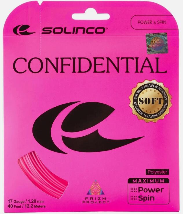 Rakuten - ★★こちらは張上専用ガットです★★ガットのみの購入は出来ません!!SOLINCO(ソリンコ)：コンフィデンシャルソフト 120（CONFIDENTIAL SOFT 120)