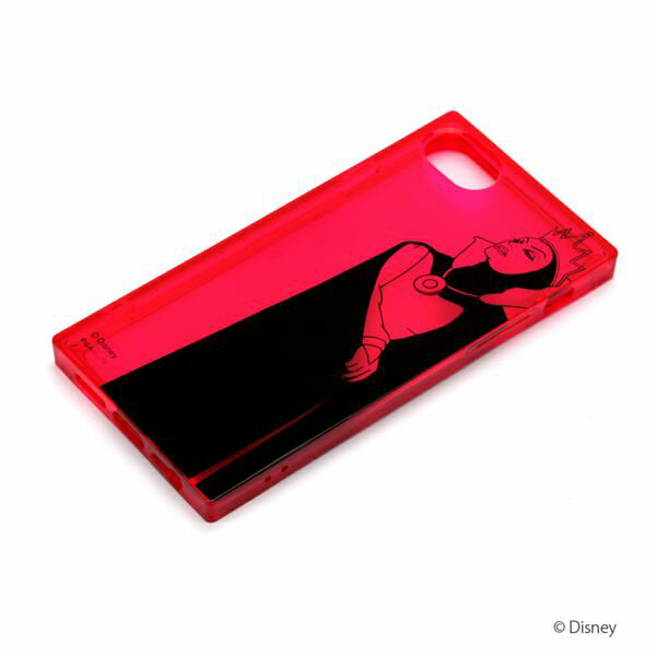 アウトレット iPhone 8/7/6S/6用 オールTPUケース 女王 【Disney villains ディズニー・ヴィランズ 白雪姫 悪役 敵役 キャラクター 背面ケース スマホケース ガラスケース 耐衝撃 耐振動 軽量 クリアタイプ 透明 アップル アイフォン 4.7インチ オシャレ ピンク】