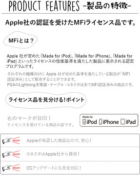 アウトレット品 iCharger Lightning充電&通信ケーブル0.5m【lightning usb ケーブル コネクタ mfi 認証 iphone iphone7 充電ケーブル 通信 かわいい】