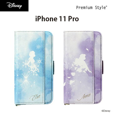 iPhone 11 Pro用 ダブルフリップカバー【Disney ディズニー プリンセス アナと雪の女王 アナと雪の女王2 アナユキ アナ雪 アナ雪2 エルサ アナ オラフ スマホ スマートフォン ケース カバー 手帳型 フリップ ミラー 鏡 ICカード ポケット ストラップ アイフォン11 プロ】